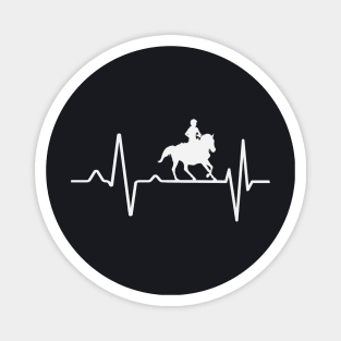 Riding Heartbeat Rider Horse Magnet